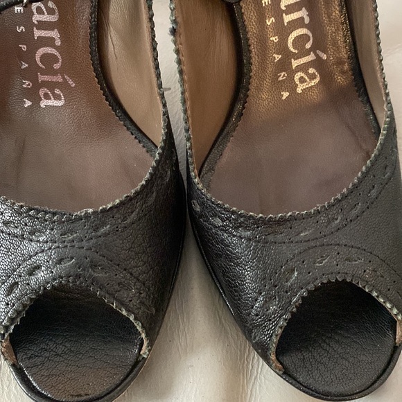 Pedro Garcia Black Ankle Strap Heels🖤🖤🖤 - Picture 5 of 9